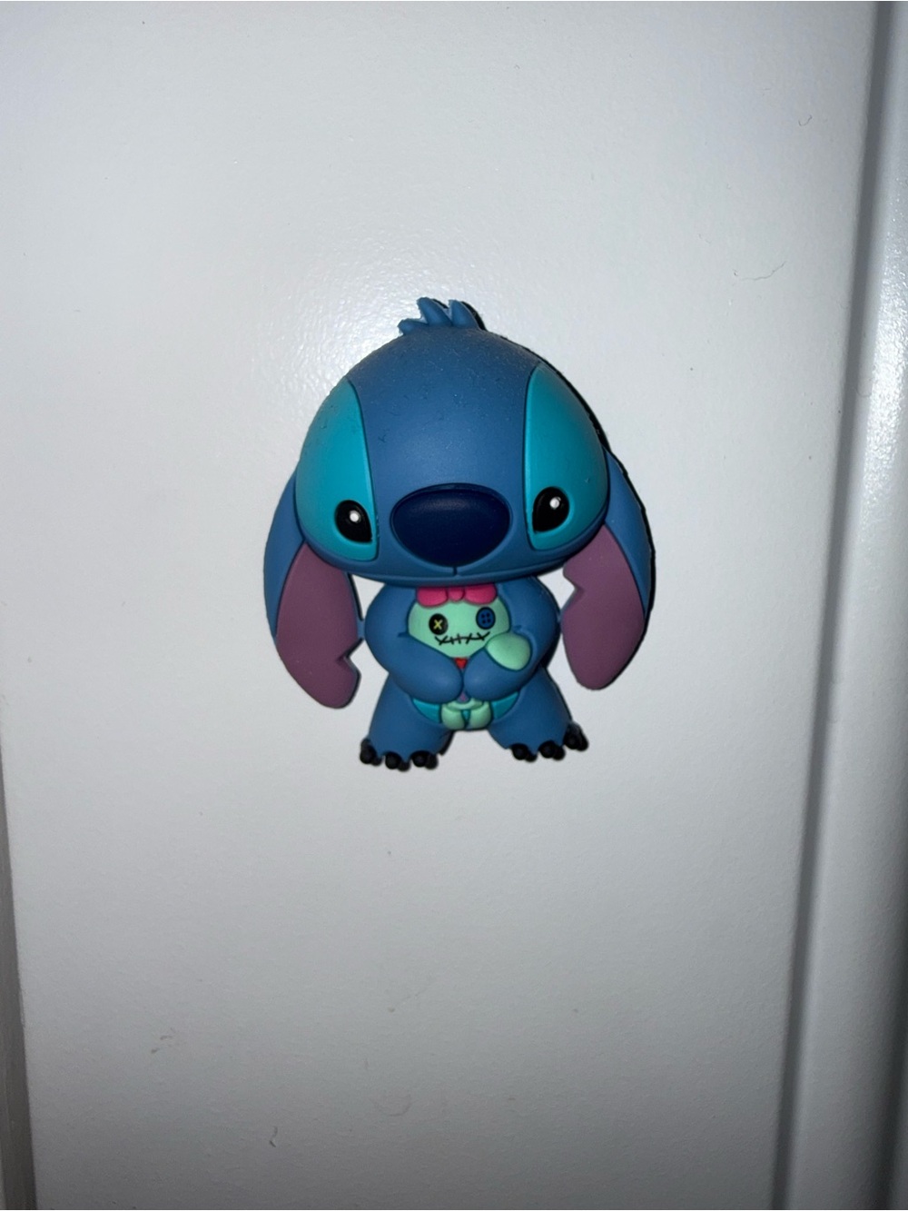 Disney Stitch magnet with doll #disney #liloandstitch